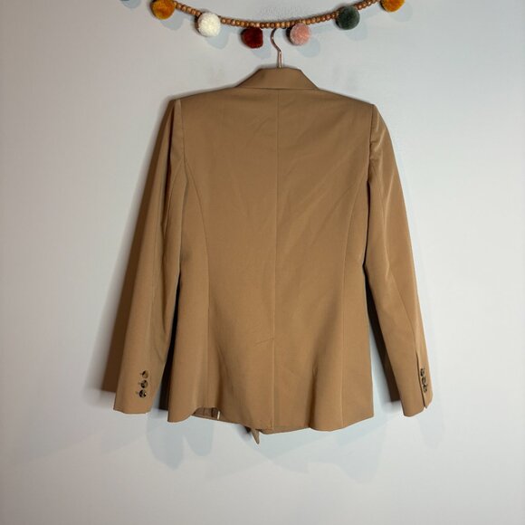MNG camel tan double button blazer jacket - Picture 6 of 6